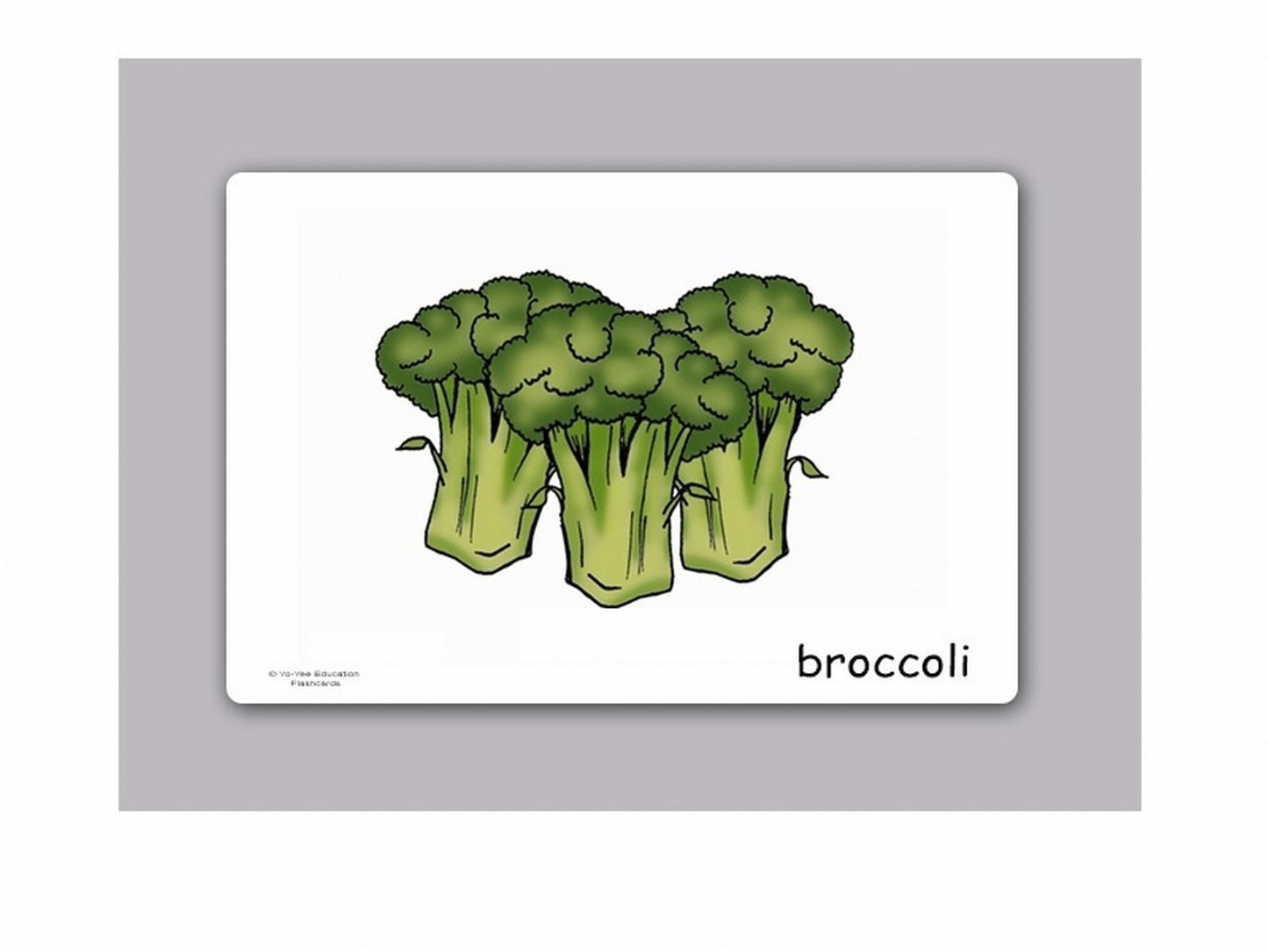 Yo-Yee Flash Cards - Vegetables and Health Food Picture Cards for Language Learning for Toddlers, Kids, Children and Adults - Including Teaching Activities and Game Ideas and More