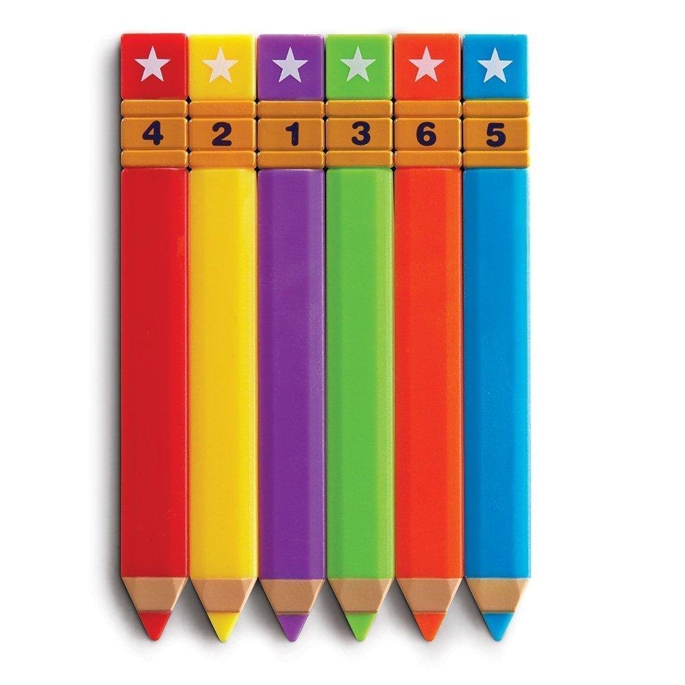 Learning Resources Student Grouping Pencils - Talking Stick for Classroom, Classroom Name Sticks, Name Pencils, Flip Stick for Students, Teacher Supplies