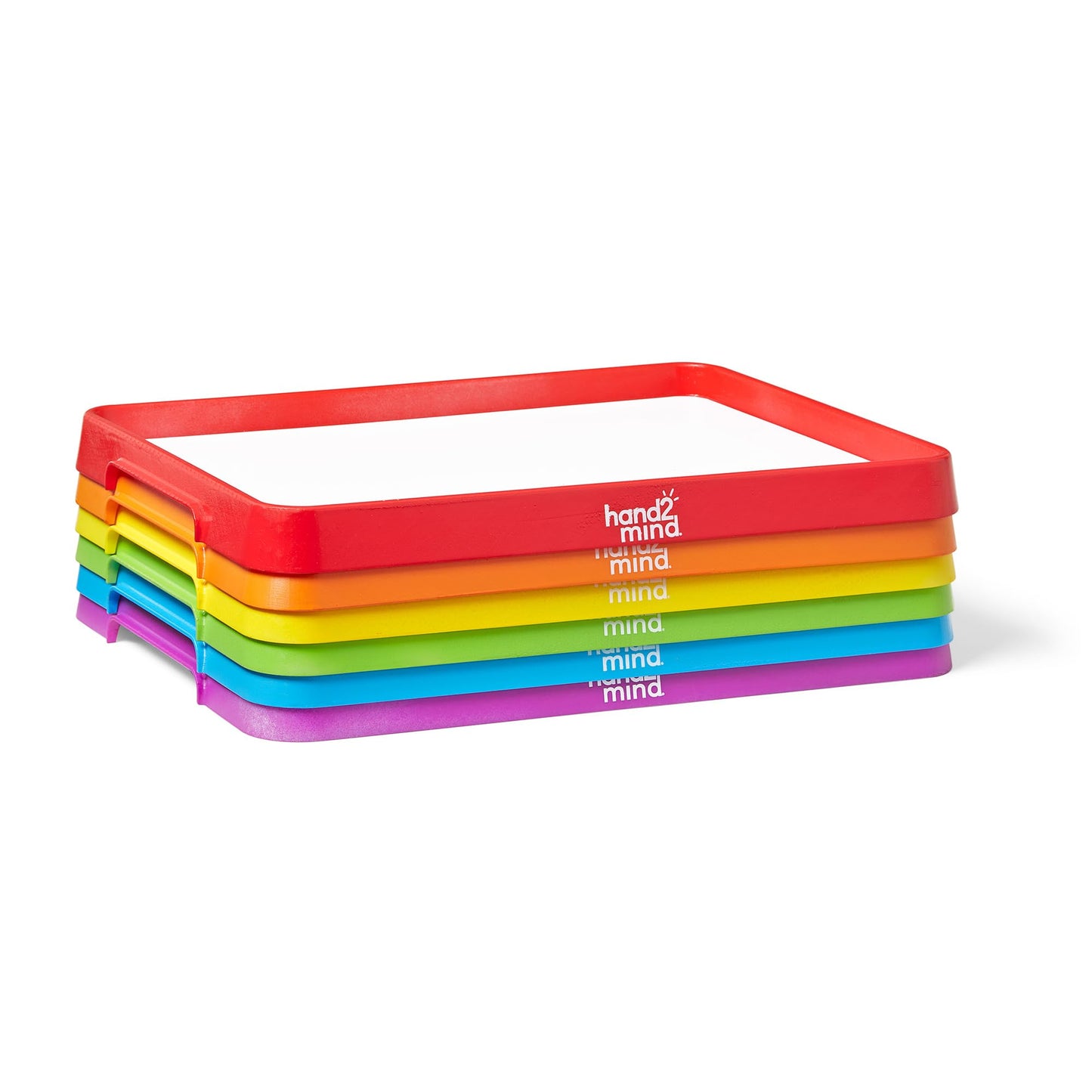hand2mind Magnetic Dry Erase Activity Trays, Stackable, Magnetic Letter, White Boards for Kids, Science of Reading Materials, Teacher Supplies