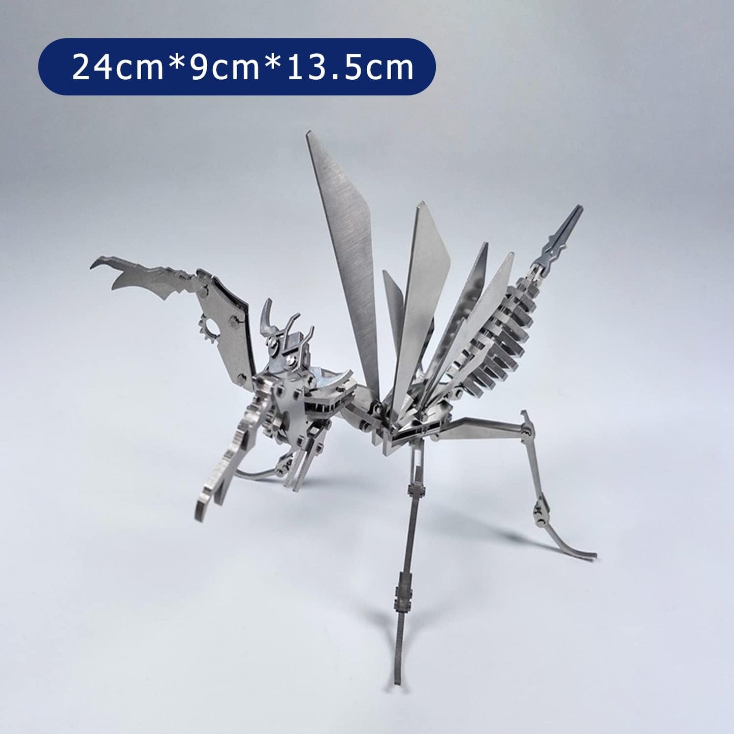 3D Metal Model Kits, Mechanical Spider King 3D Metal Puzzle,DIY Steel Warcraft Collection Animal Brain Teasers Simple 3D Puzzles Home Decor Art Craft Gifts Toys for Adult
