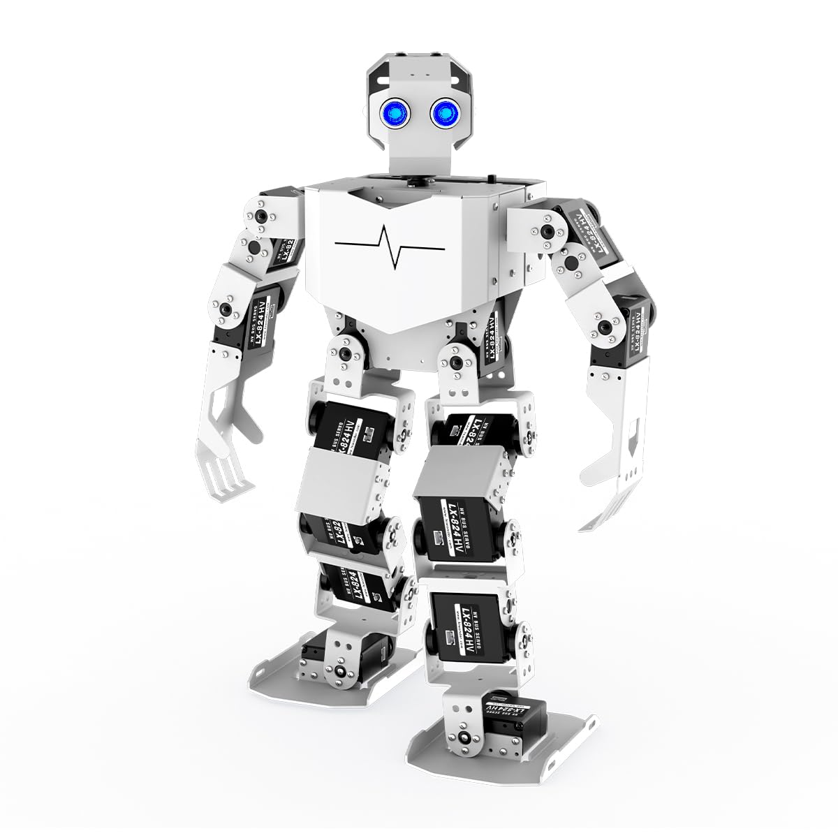 AI Vision & Voice Interaction Robot for Arduino Scratch Python Programming 17DOF Humanoid Robot Large AI Model STEM Project Education Voice Command Walking Dancing Self-Stand Up, Tonybot Ultimate kit