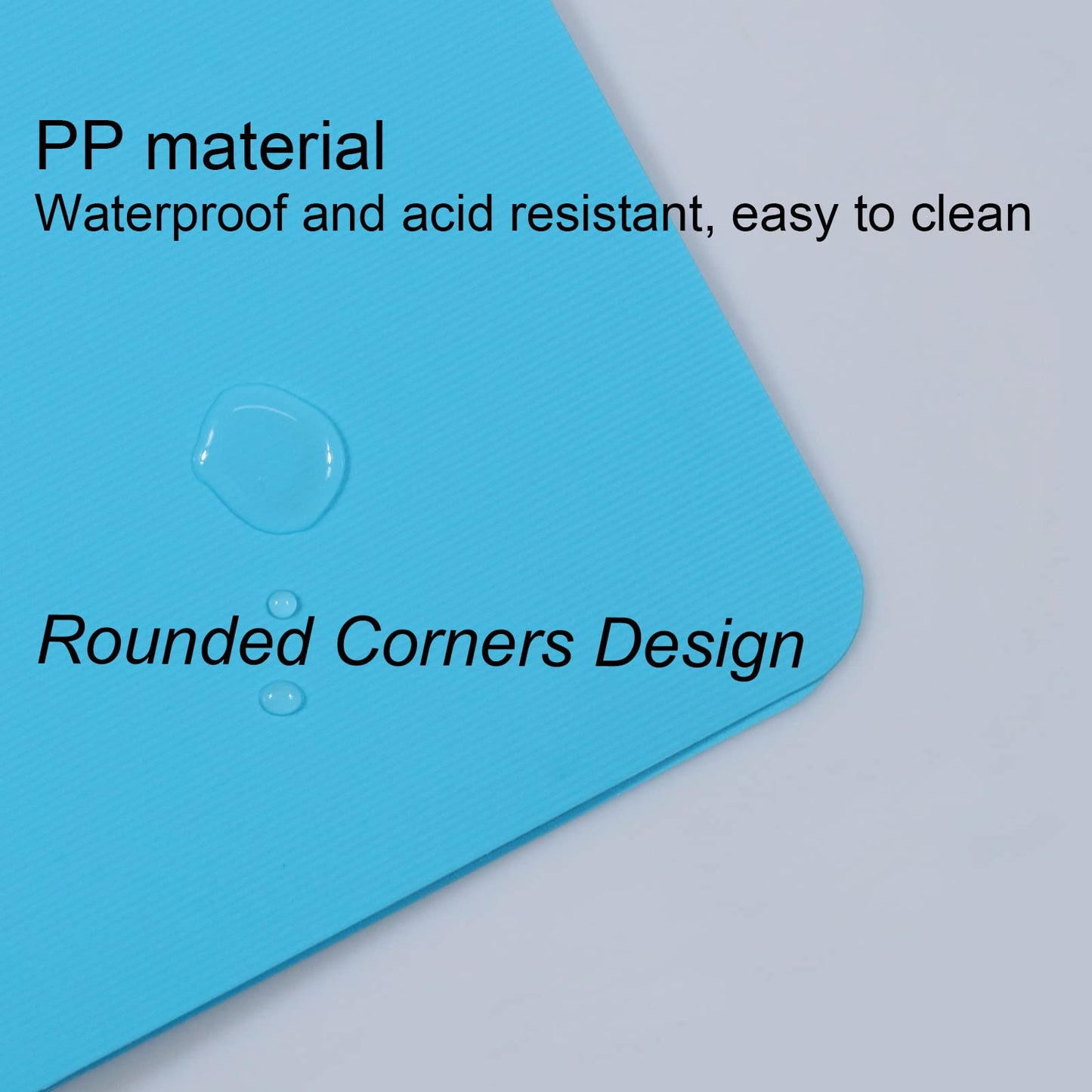 Acocony Punchless Binder with Clamp Letter Size Punchless Clamp Binder 8.5 x 11 Report Covers Plastic Watery Blue Pack of 6