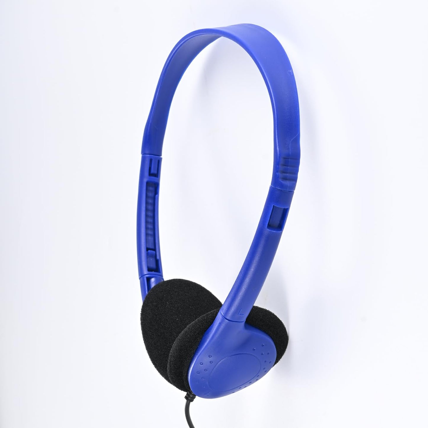 CN-Outlet 100 Pack Classroom Headphones Bulk for Kids School Class Set Headsets for Students Teens Toddler Childeren and Adults, Wholesale 3.5mm Pulg Wired Earphones-Upgrade (Dark Blue, 100 Pack)