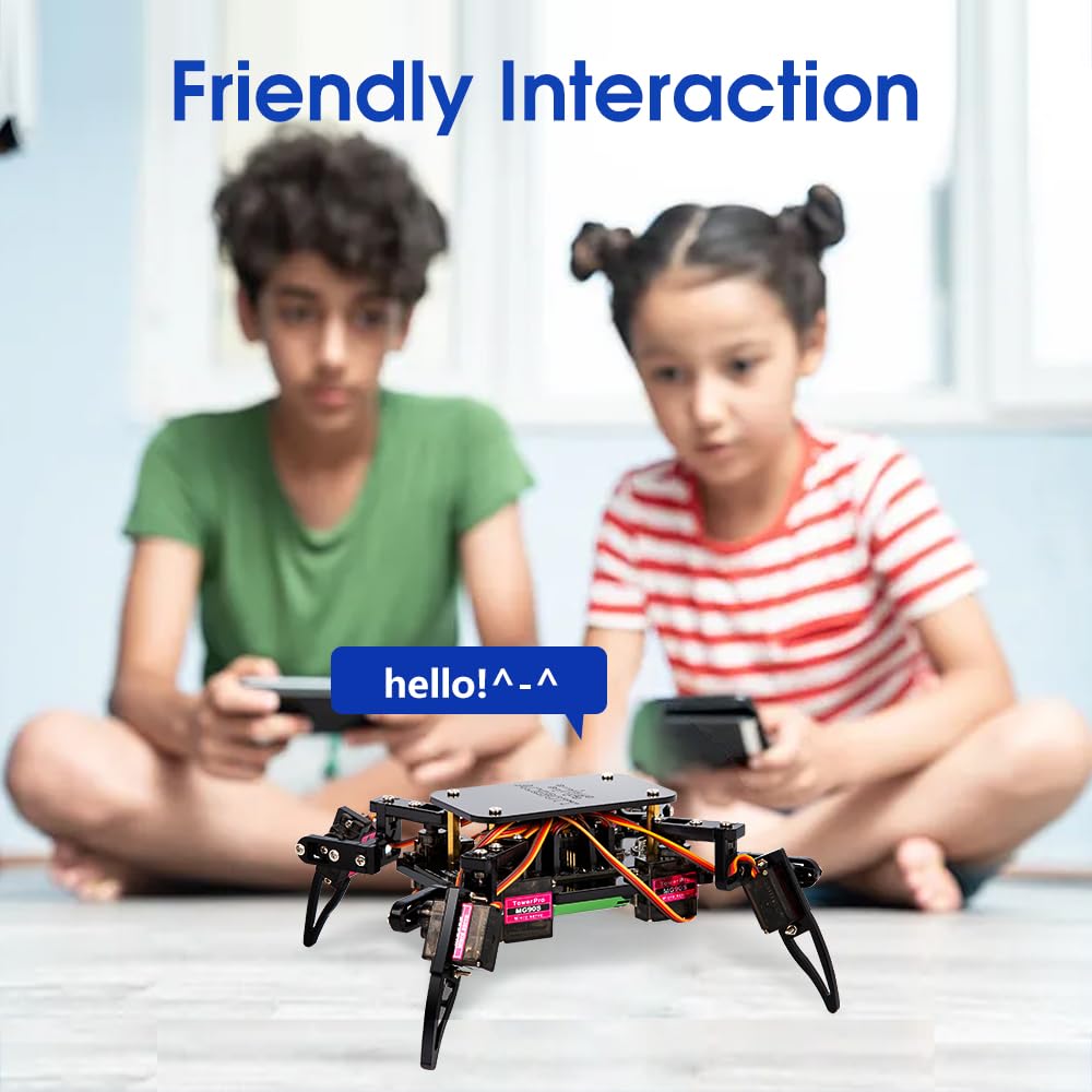 ACEBOTT Science Kits Spider Robot Building Kit STEM Crawling Robot Gifts for Kids Boys Ages 8-12 Girls, Scientific Coding Robotic Technic Creative DIY Toys for Birthday