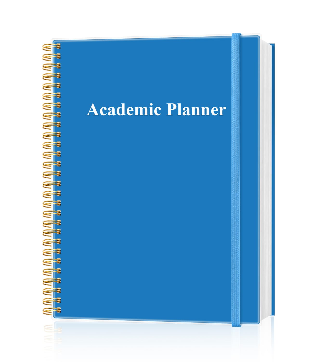 Academic Planner for 2026-2027 or Anytime - Undated Weekly Student Planner For Homeschool, High School, College & Nursing Students, 200 Pages, 8.5" x 11", Blue