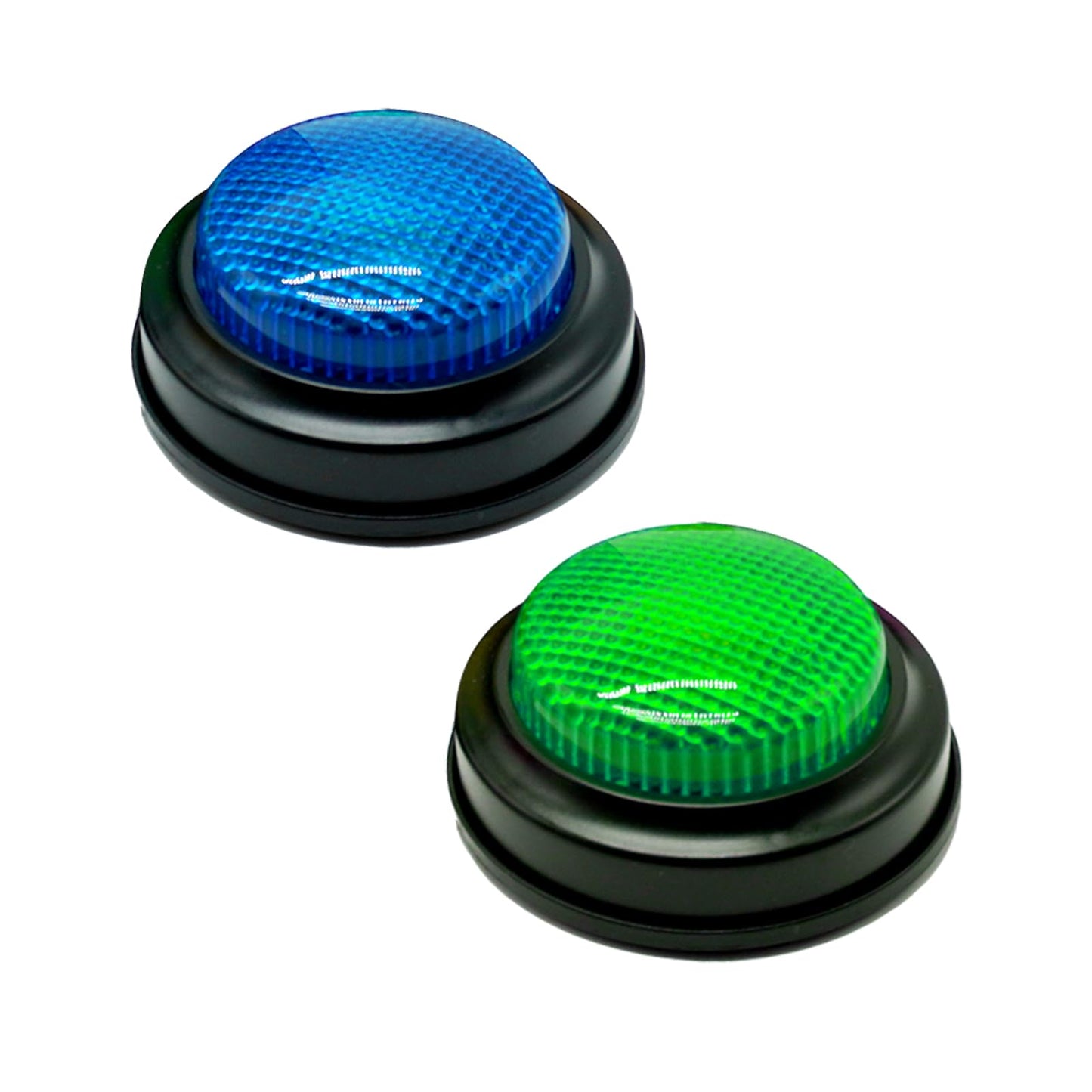 Gelabur 2-Pack Quiz Game Buzzers for Trivia Games, Answer Buzzers with Lights and Sound, Classroom Game Show Style Buzzer Buttons for Team Games