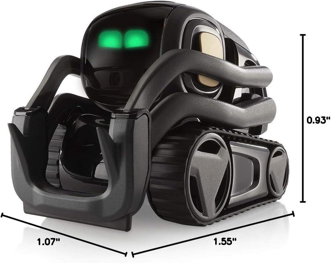 Anki Vector 2.0 AI ChatGPT Connected Robot Companion – Smart Autonomous Home Robot with Face Recognition and Voice Conversations - ChatGPT Subscription Required (Black)