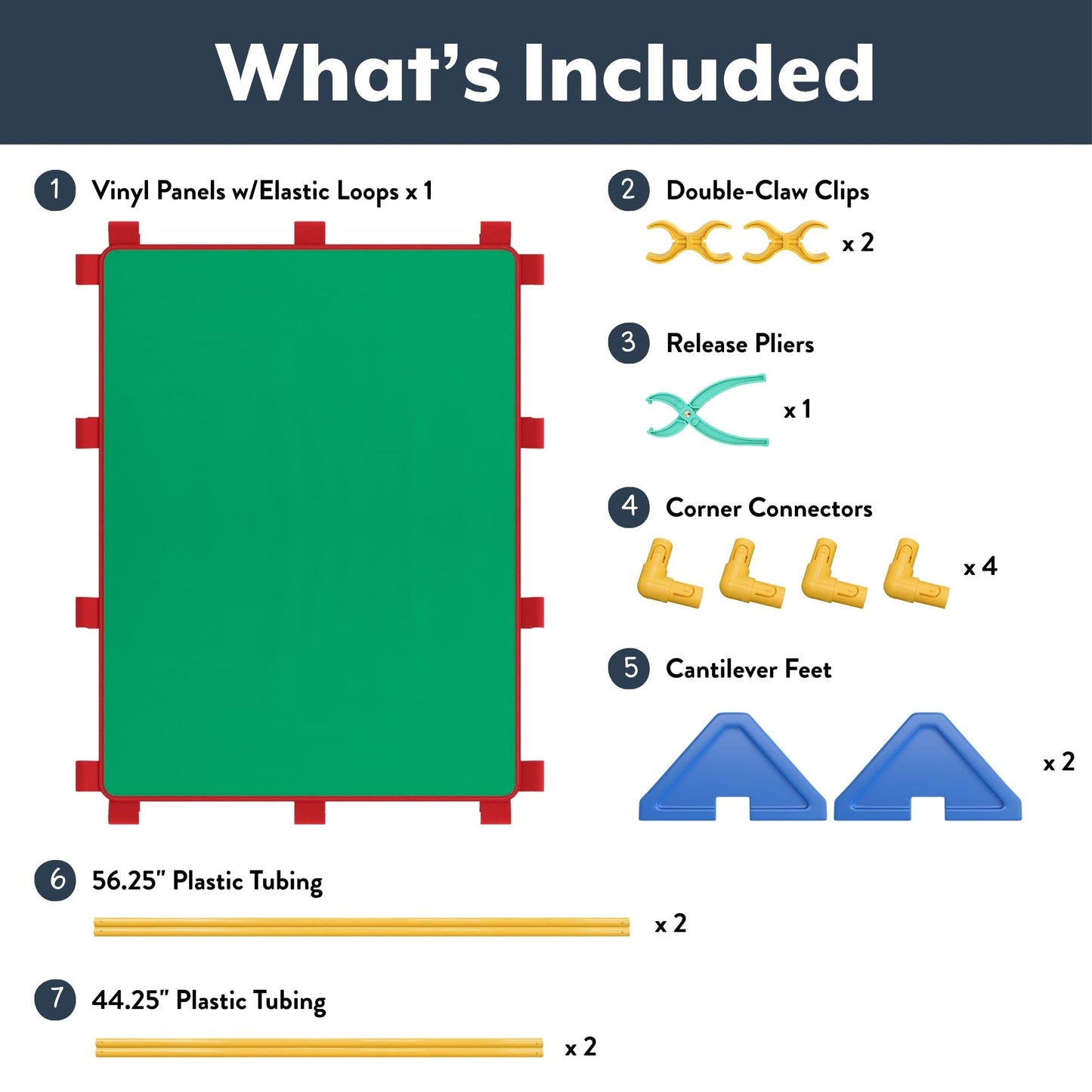 Children's Factory Big Screen PlayPanel, Kids Room Divider, Classroom Privacy Screen, Cantilever Feet Included, Green