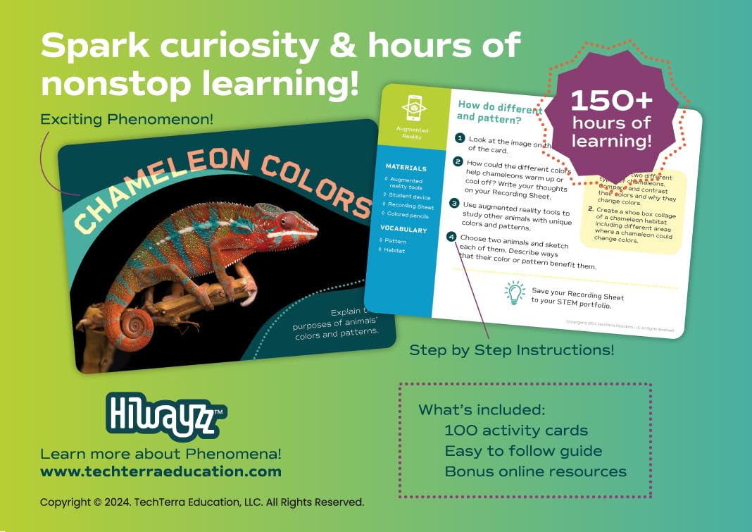 Hiwayzz STEM Activity Cards Ages 8+ | 100 Cards for Classroom Activities | Over 150 Hours of Hands-On Science Exploration | Teacher Must-Haves