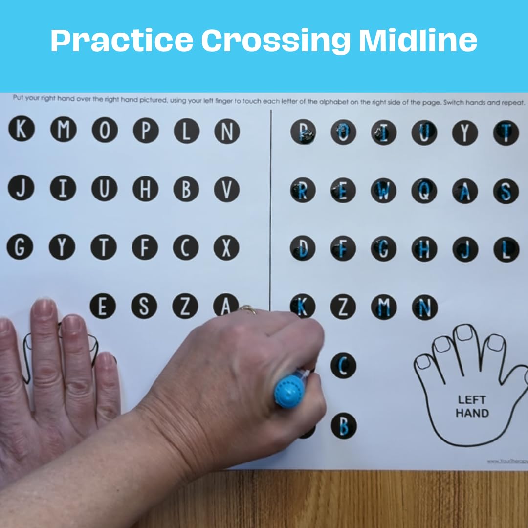 Building Brain Bridges Activity Mats - 20 Educational Worksheets ADHD Occupational Therapy Focus