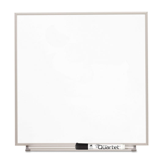 Quartet Matrix Modular Magnetic Whiteboard, 16" x 16", Includes Tray and Marker, Silver Aluminum Frame (M1616)