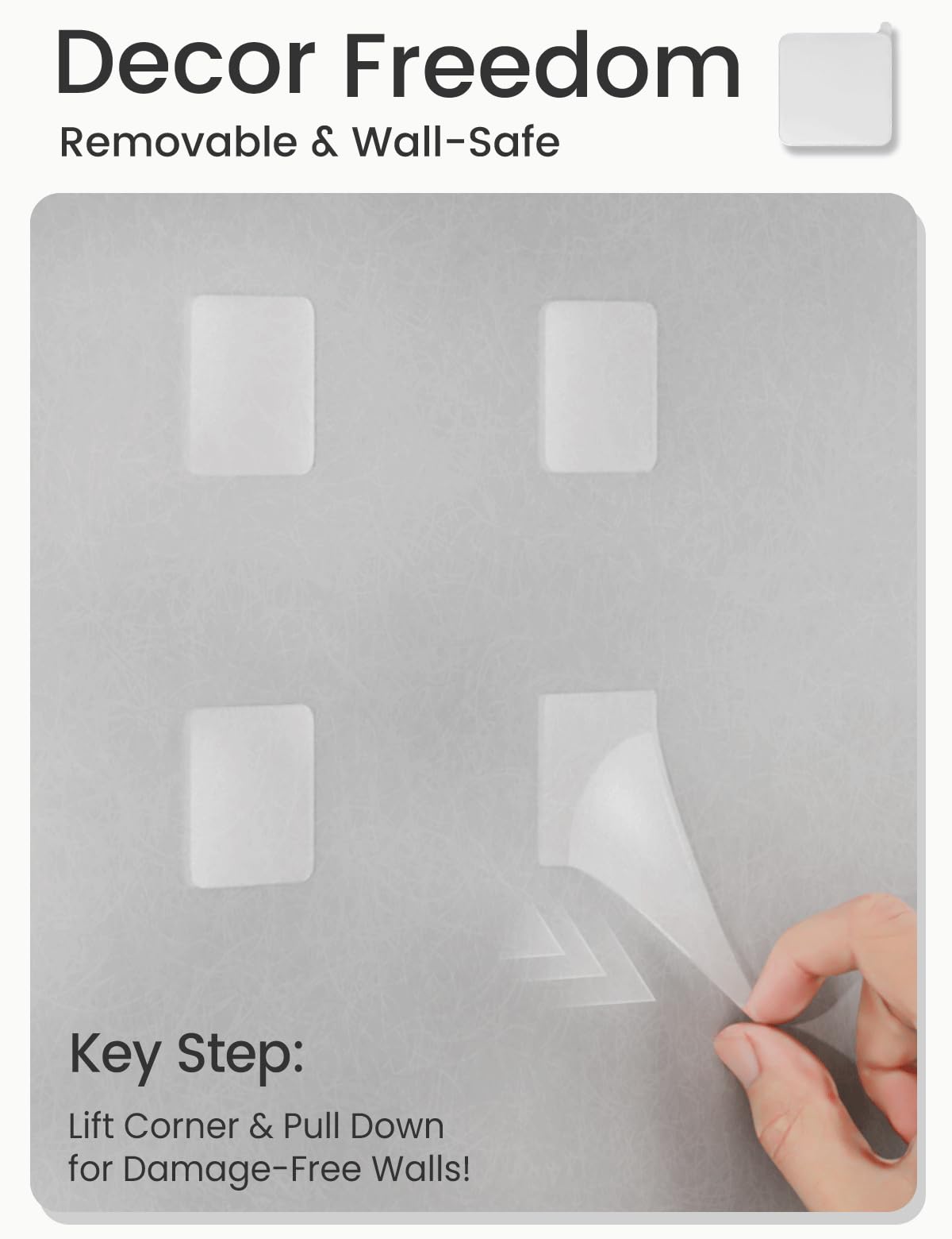 Bumusty Large Cork Board Alternative-48 x 36" Felt Bulletin Board Tiles, with 30 Pushpins, 70 Adhesive Tabs, Bold-Stripe 12-Pack, Cork Boards for Office Push Pin Board Felt Board-Milky White