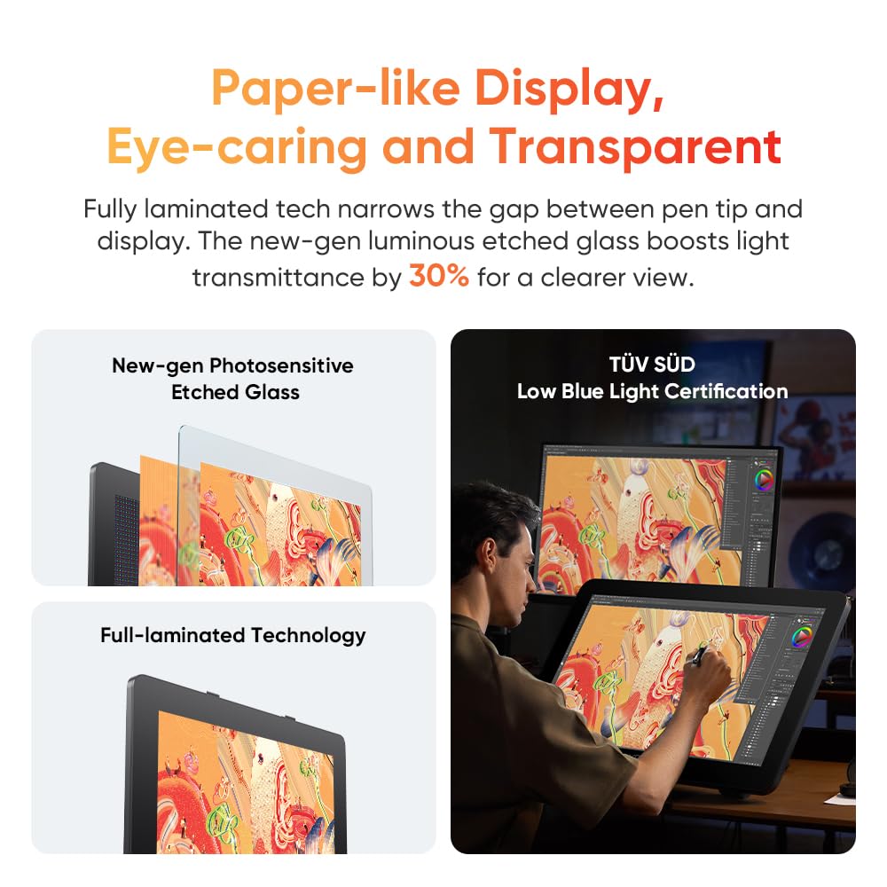 XPPen Artist Pro 27 (Gen 2) Drawing Tablet with Screen | 27Inch 4K 120Hz for Professional Artists, Animators Graphic Designers | Calman Certified Color Accuracy | X3 Pro with Tilt Support