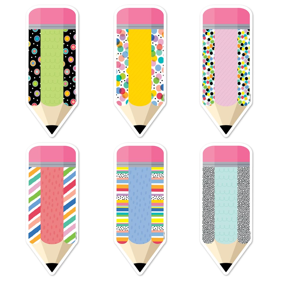 CTP Core Decor Pattern Play Cards 3 Inch Designer Cut-Outs Classroom Accents (Creative Teaching Press 11140)