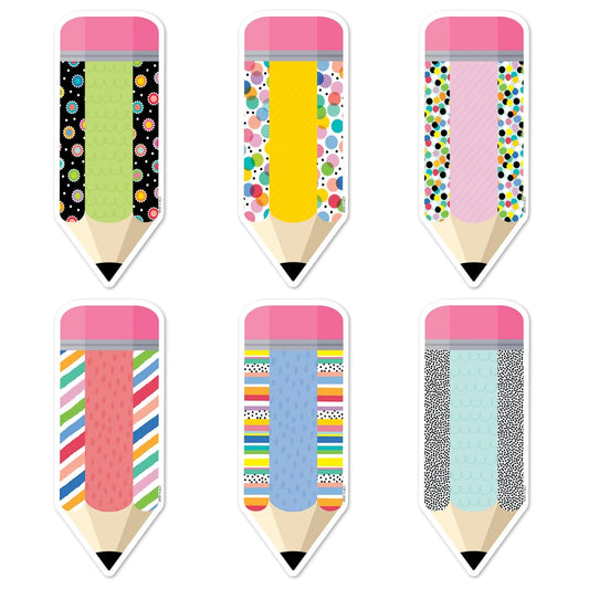 CTP Core Decor Pattern Play Cards 3 Inch Designer Cut-Outs Classroom Accents (Creative Teaching Press 11140)