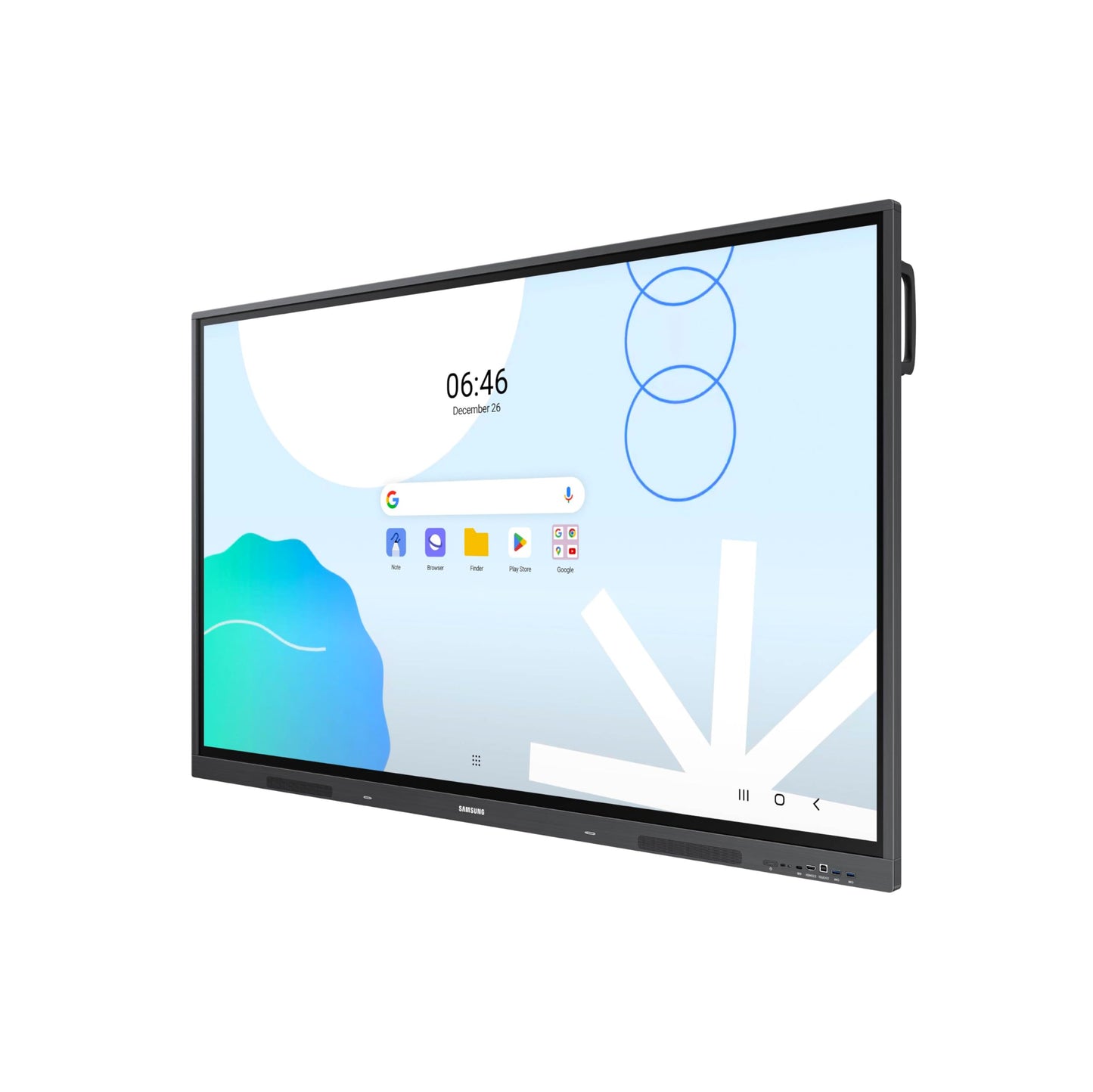 Samsung 75” WAD Interactive Display, EDLA Certification for Google Services Access, Multi-Touch Capabilities, Dual Pen Function, 3-in-1 USB-C Port, OPS Slot, LH75WADWLGCXZA