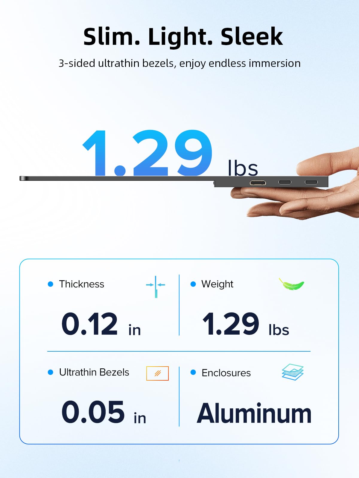 UPERFECT Touchscreen OLED Portable Monitor 14", 3K 2880x1800 | 120Hz | 0.1ms Portable Gaming Monitor, 500 Nits |120% DCI-P3 | 500000:1 | Ultra-Slim Design for Laptop Mini PC Phone Game Consoles