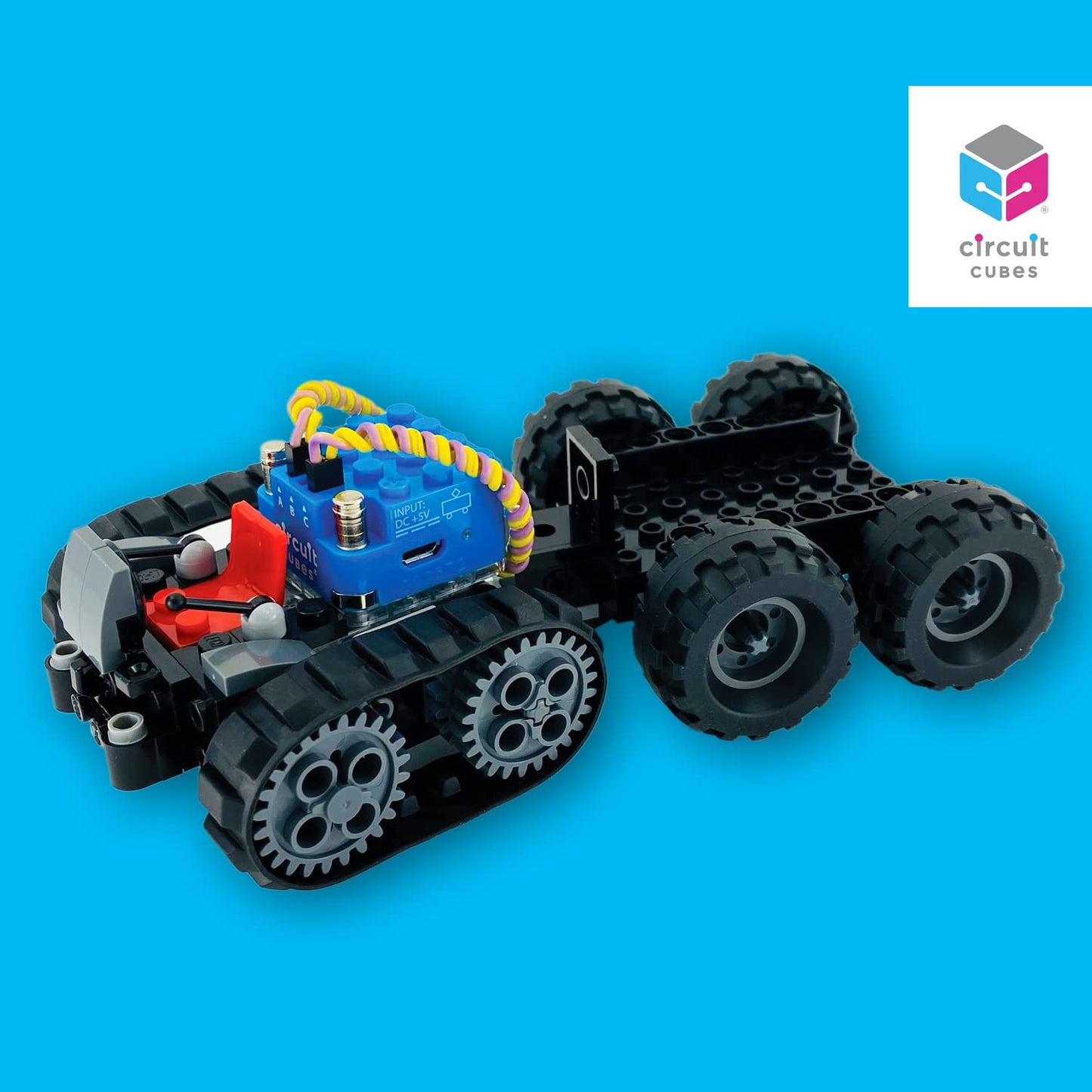 Circuit Cubes Space Rovers Kit – Remote Control Robotics Kit - STEM Learning Toy for Kids Age 8 and Up