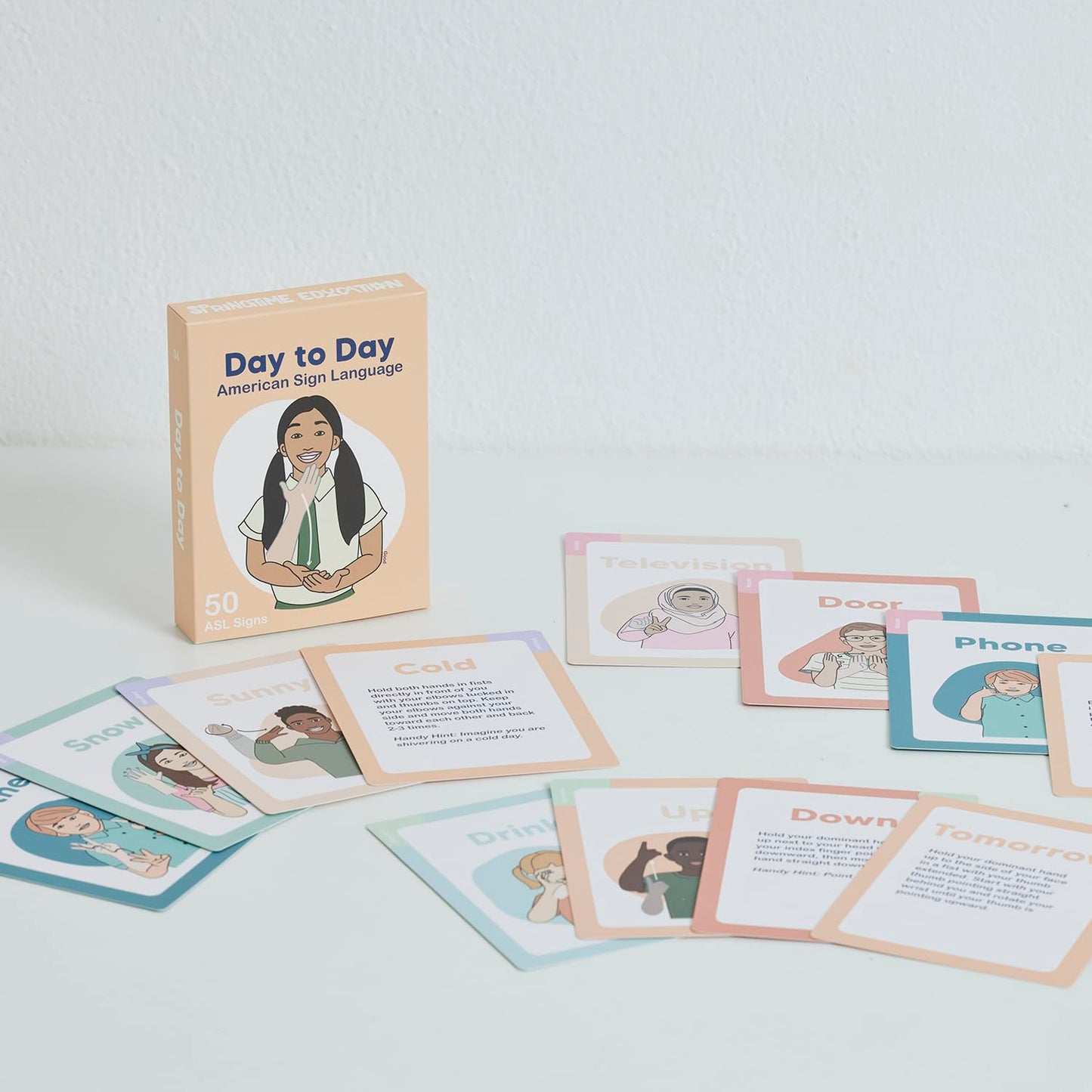 ASL Flash Cards - 200 American Sign Language Flash Cards for Beginners, Kids, Teens and Adults