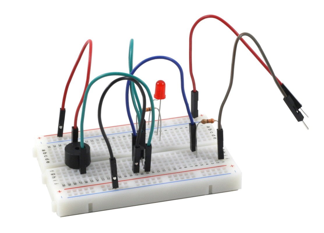 BusBoard Prototype Systems Junior Genius Kits - Blinky Lights Expansion #3 - Buzzer & Buttons [JRG01-EXP3]