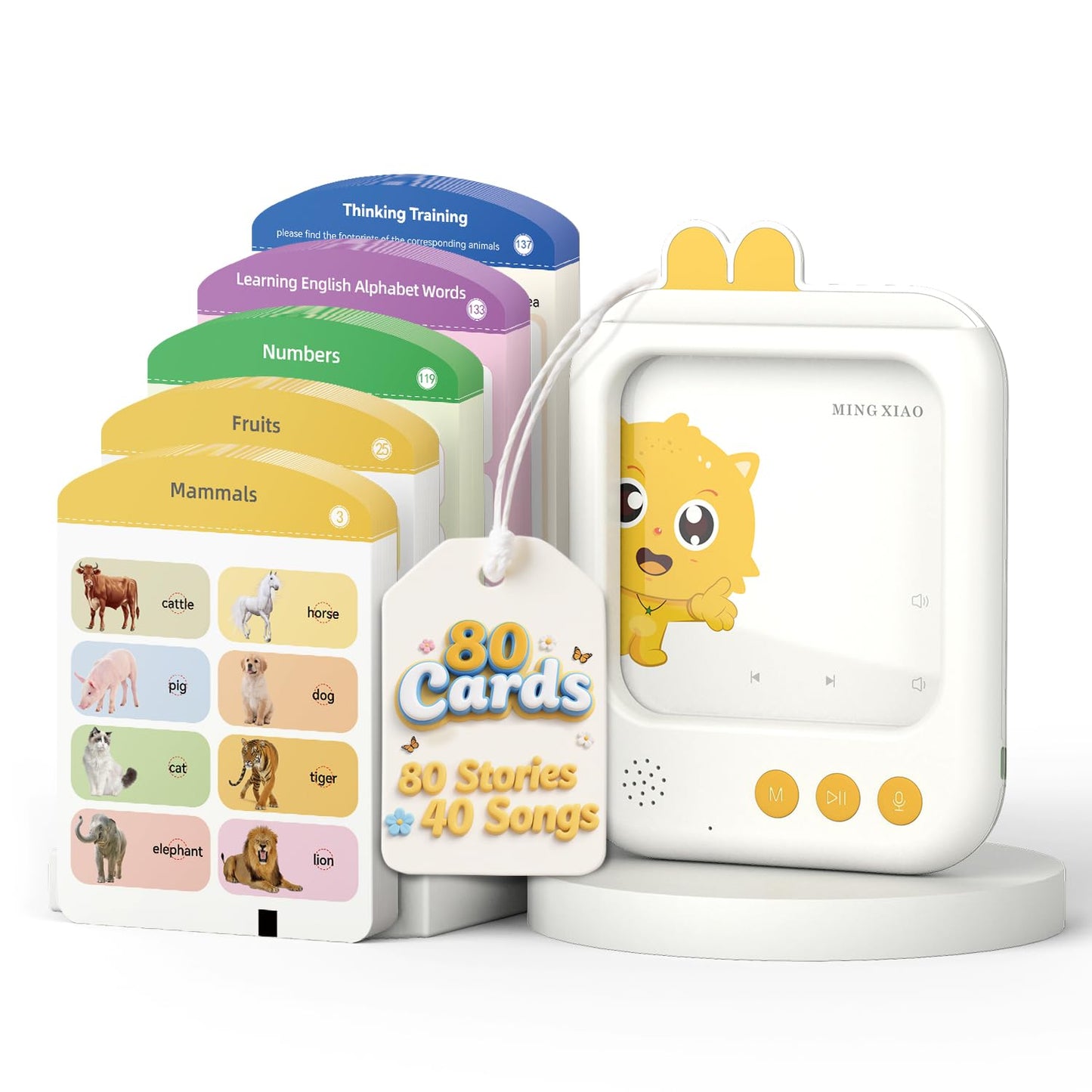 Talking Flash Cards, Montessori Learning Toy with 700+ Words, Built-in Stories & Songs – Educational Talking Flash Cards for Speech Therapy, Autism, and Toddler Gifts for Ages 3, 4, 5, 6