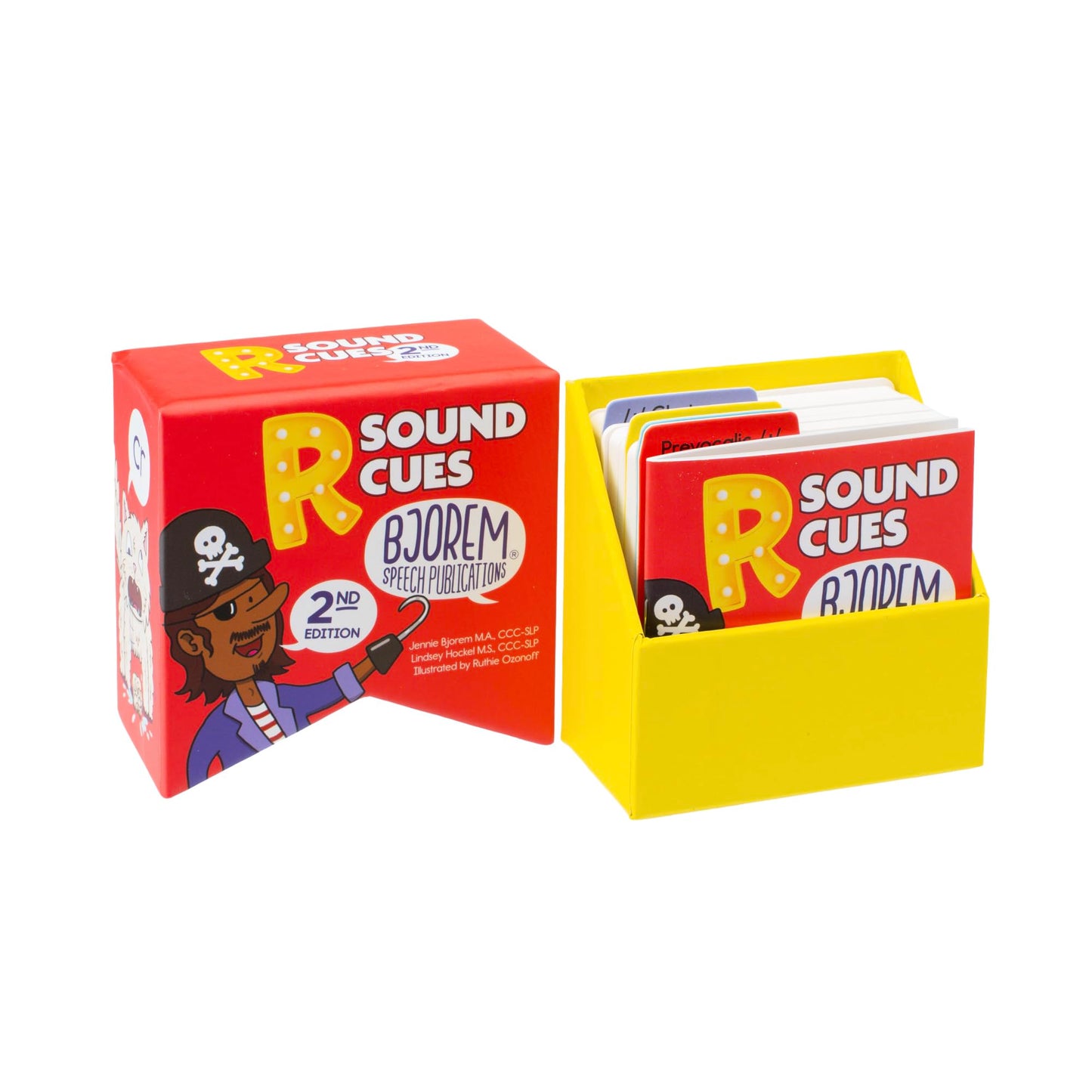 Bjorem Speech® R Sound Cues – Second Edition | /ɹ/Speech Therapy Cards for Kids | Visual & Auditory Cueing for R Sound Remediation and Generalization