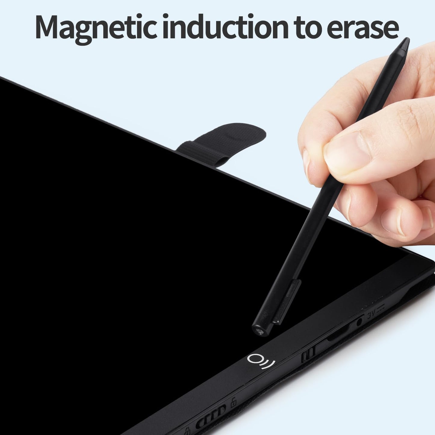 LCD Writing Tablet 11.5 Inch with Case, Bezel-Free Large Screen Graphics Drawing Tablet, Ultra-Slim 0.2in Reusable Digital Notepad for Adults, Electronic Writing Pad for Office Meeting Classroom Home