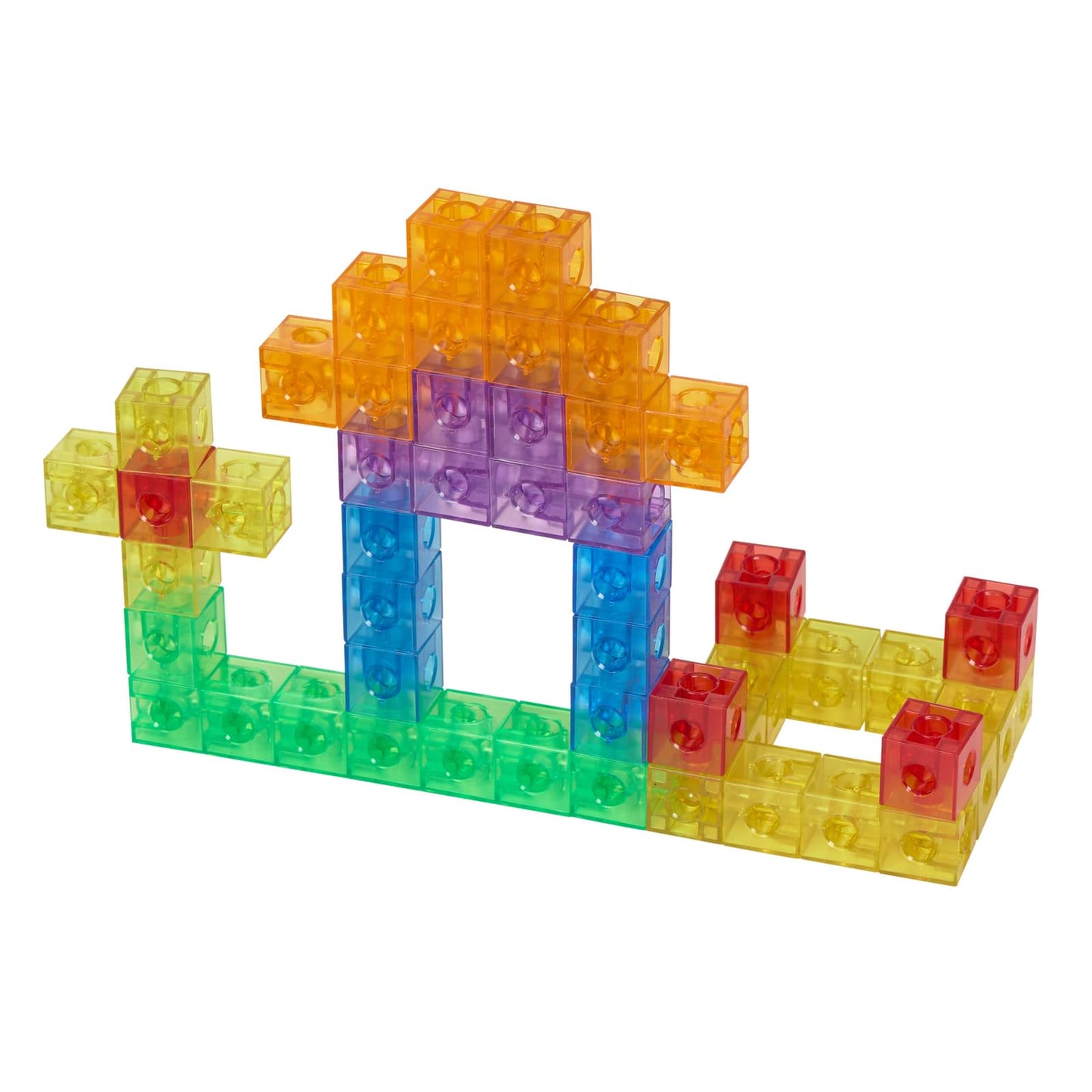 Excellerations Translucent Linking Cubes - 200 Pieces