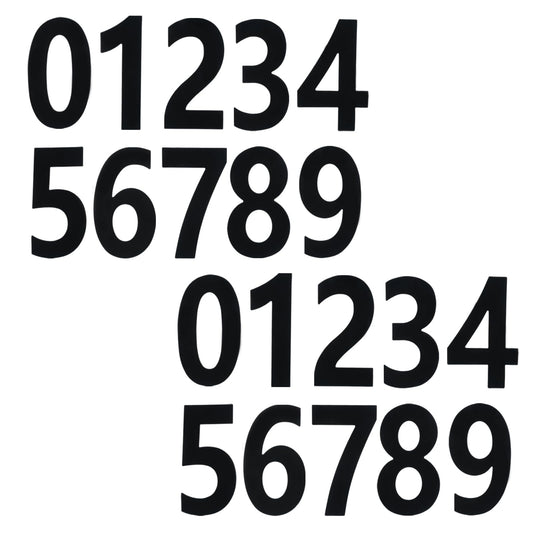 Black Die Cut Number Magnets for Metal Cabinet/Mailbox,Height 3"(Number 0 to 9,Each 2 Pieces),Office Must Haves for Numbered Cells