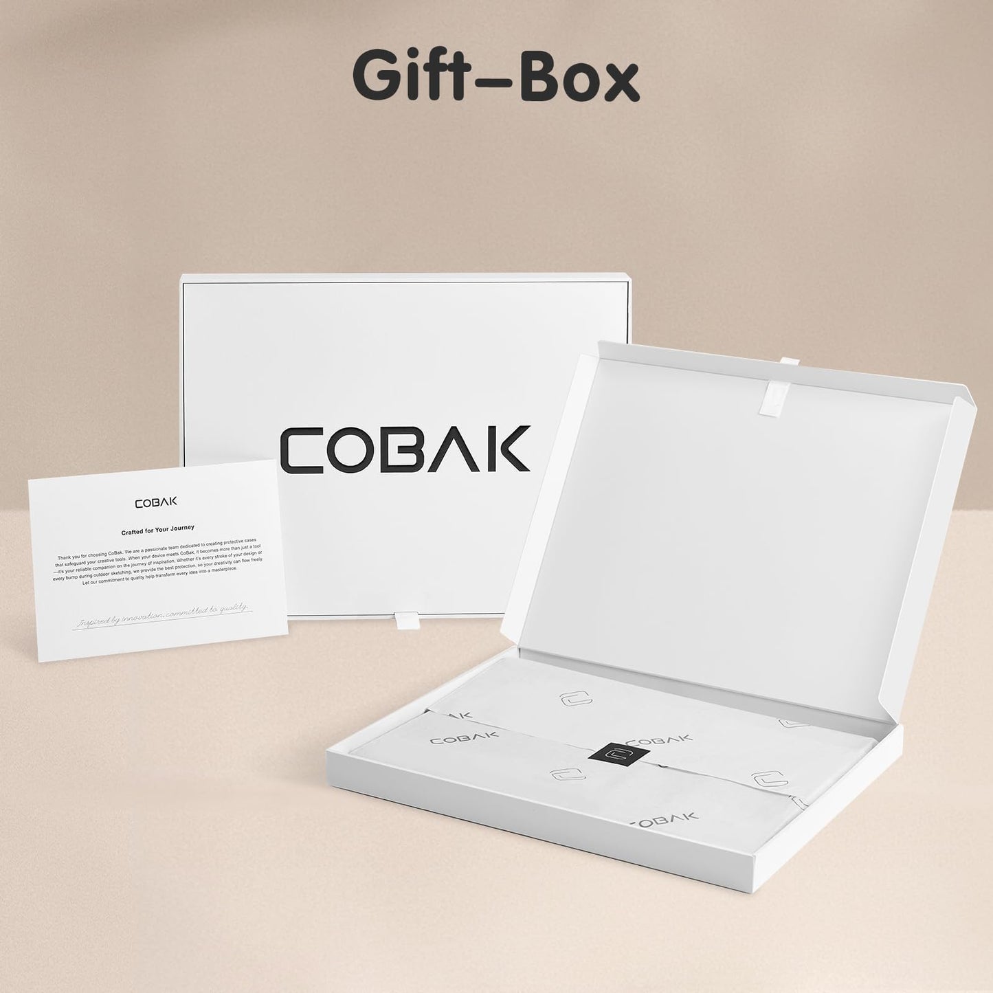 CoBak 6 Sides Portable White Board 12x9 inch (A4) - Notebook Design Dry Erase Small Board with Pocket and 3 Markers, Anti-Ghosting Surface for Office, School, Homeschool with Gift Box (Black)