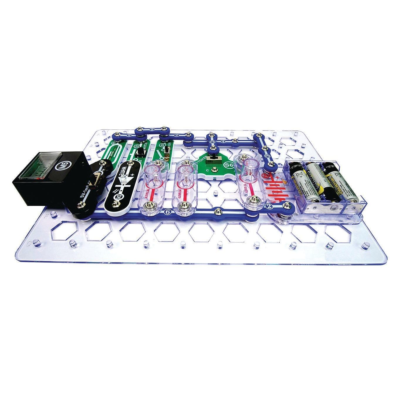 Snap Circuits STEM Electronics Discovery Kit | Explore Magnetism & Electronics | Ages 8+ | 85+ Hands-On Projects