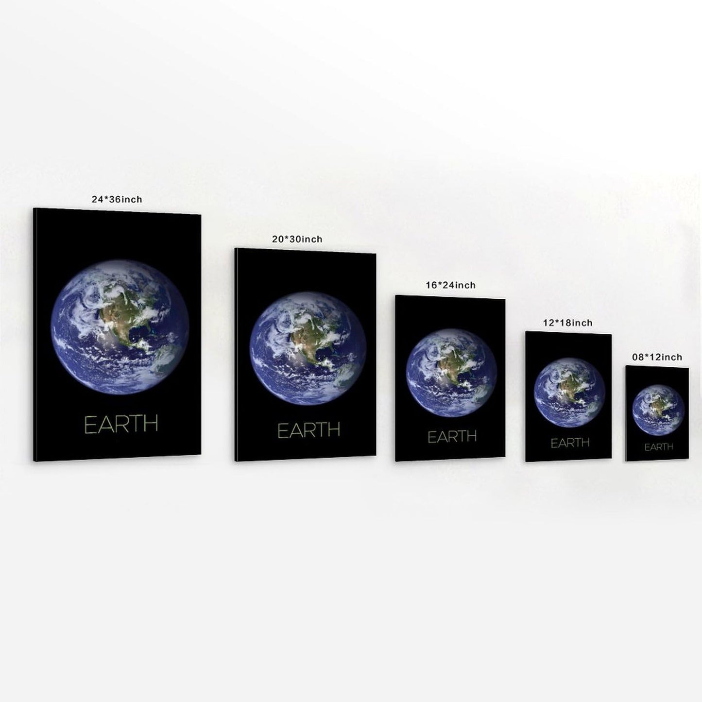 XIAOLOUTINYU Solar System Canvas Wall Art - Mars Planet Space Poster for Kids Room Bedroom Classroom, STEM Educational Astronomy Decor, Science Gift for Boys Girls Teens, 16x24 Inch Unframed