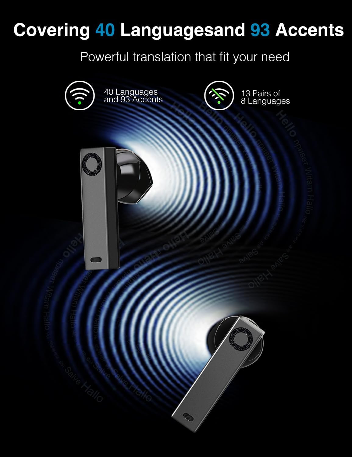 Timekettle X1 AI Interpreter Hub — 40-Language, Two-Way Translation Device for up to 50 Users. Perfect for Business, K-12 Education, and Real-time multilingual speeches