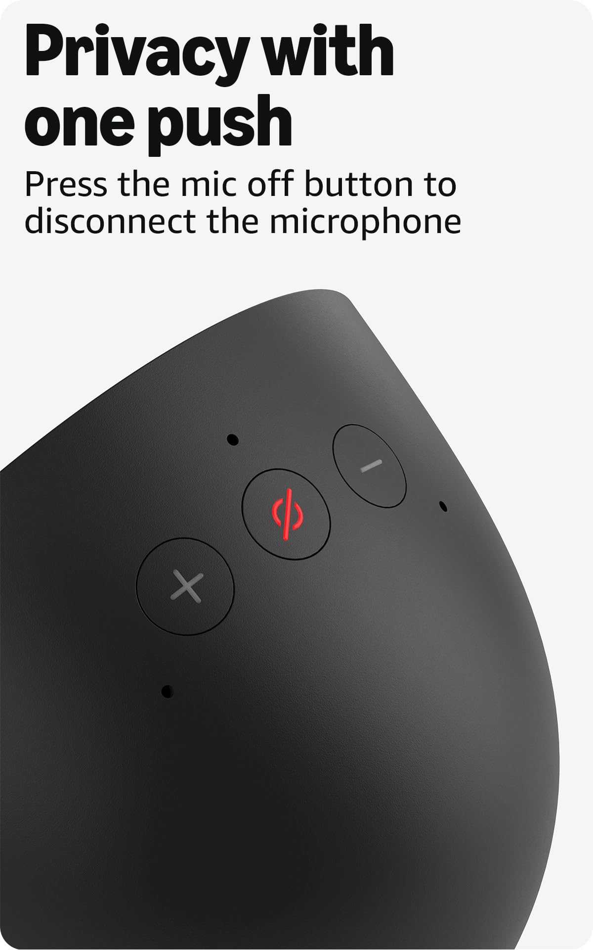 Like-New Amazon Echo Spot (newest model), Great for nightstands, offices and kitchens, Smart alarm clock, Designed for Alexa+, Glacier White