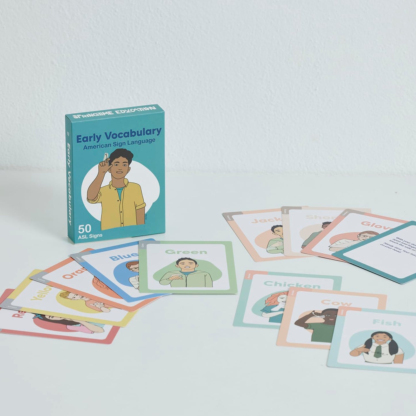 ASL Flash Cards - 200 American Sign Language Flash Cards for Beginners, Kids, Teens and Adults