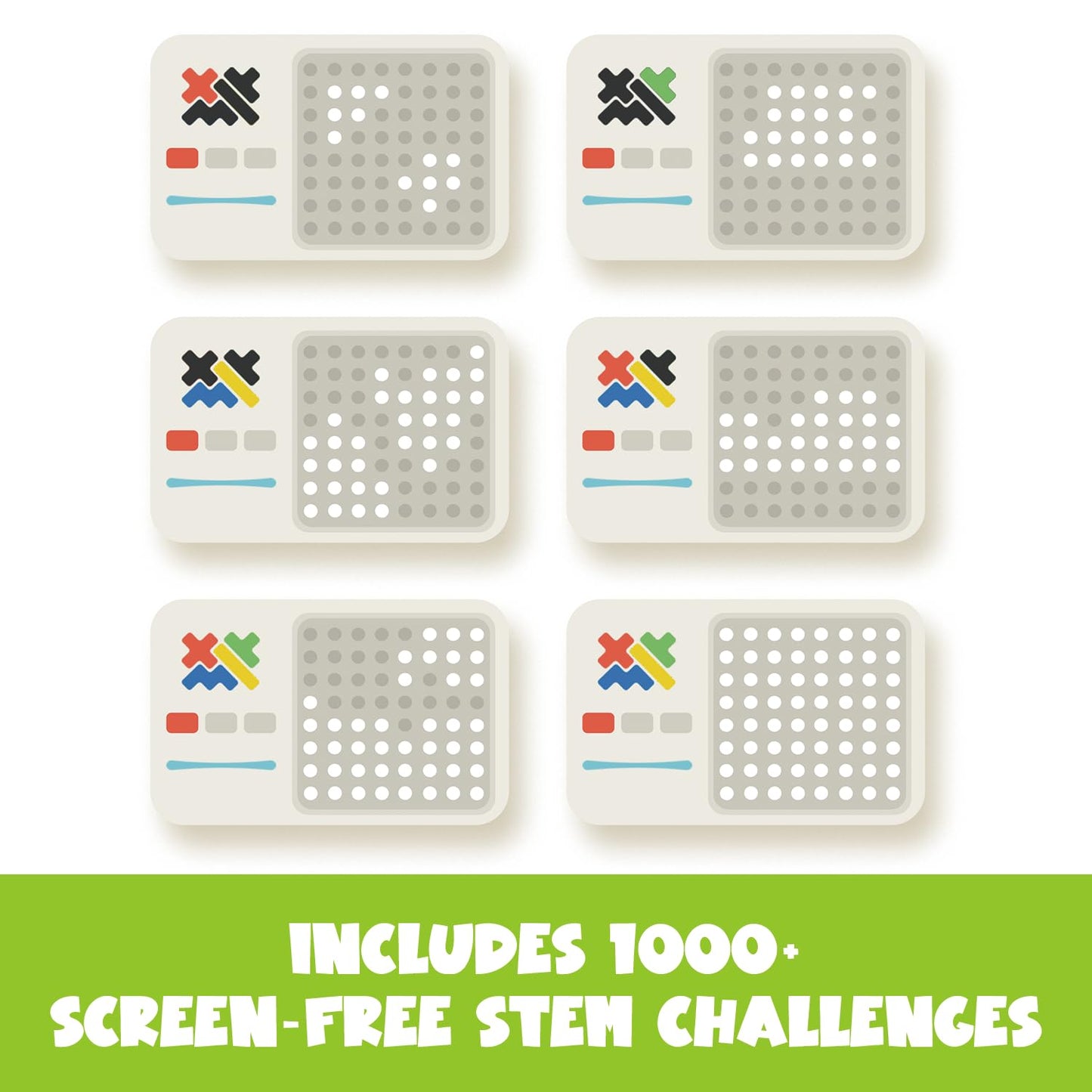 GiiKER Super Blocks STEM Toys – Pattern Matching Puzzle Game with 1000+ Challenges, Brain Teaser Toy for Kids & Teens, Travel Game & Birthday Gift for Boys and Girls