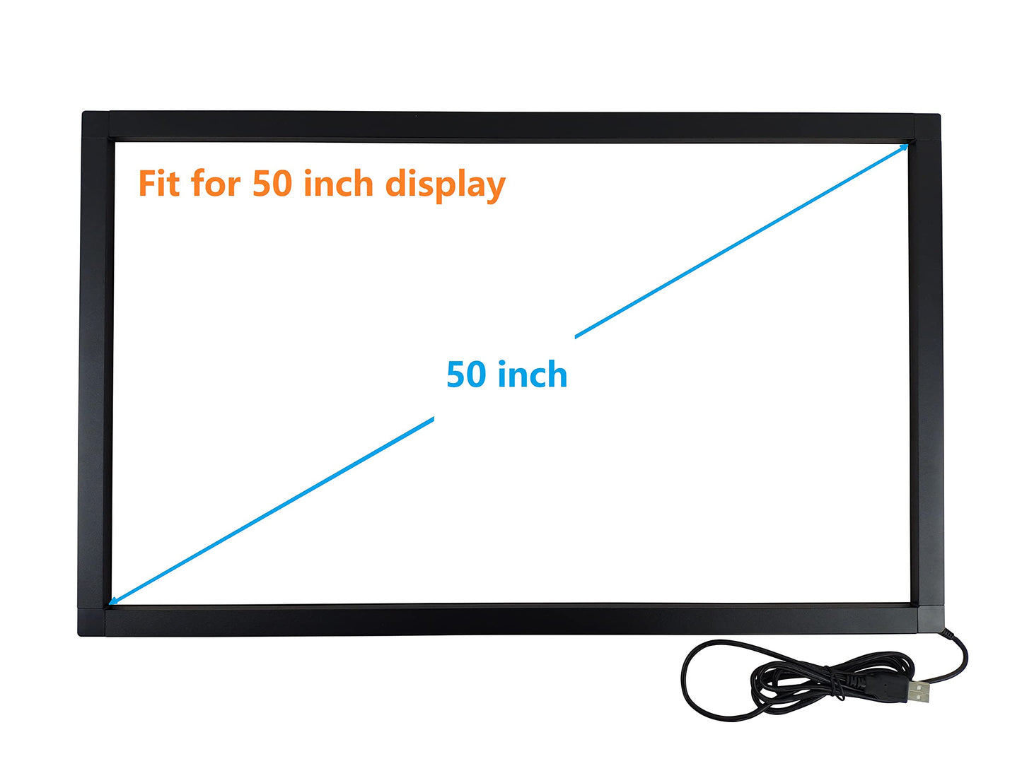 DeYoWo 50 Inch Interactive 10 Points Infrared IR Touch Screen Overlay Frame Free Driver