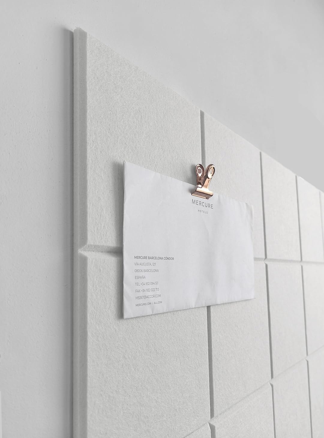 DECORITA Felt Bulletin Board- Cork Board Tiles Alternative - 6 Pack Square Felt Wall Tiles with Safe Removable Adhesive Tabs -