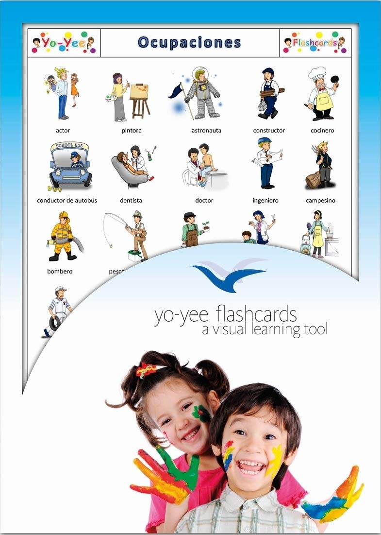 Tarjetas de vocabulario - Ocupaciones - Occupations and Jobs Flashcards in Spanish - Vocabulary Picture Cards for Language Learning