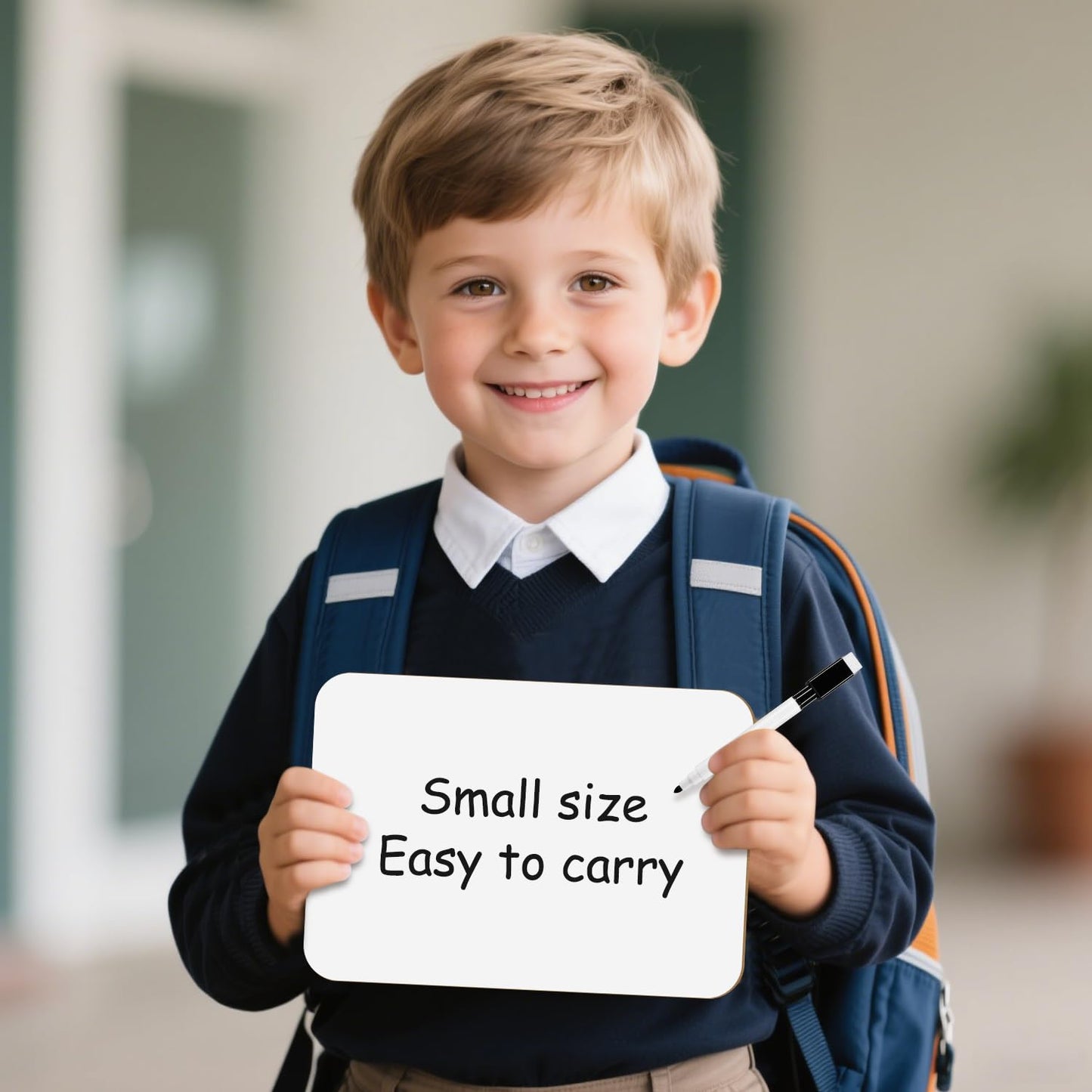 6-Pack Dry Erase Boards 5" x 7" Double-Sided Mini Whiteboard Set – Includes Markers & Erasers – Perfect for Students, Teachers, and Classroom Use