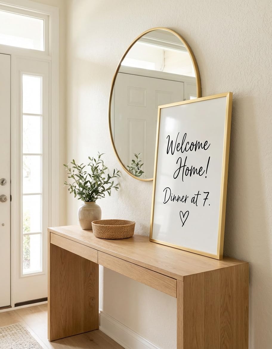 Lulu Office Magnetic Dry Erase Board 12x16 with Foldable Stand, Portable Gold Desktop Whiteboard for Home, Office, School & Kitchen