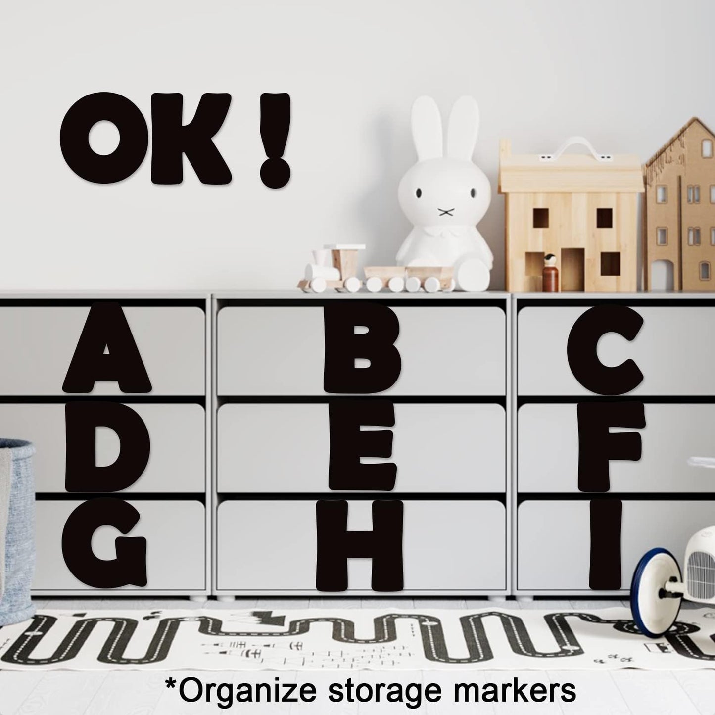 150 PCS Large 6" Bulletin Board Letters Set, Black Classroom Alphabet Cutout Letter for Bulletin Board Display Home School, A Great Helper to Inspire Students' Learning Interest