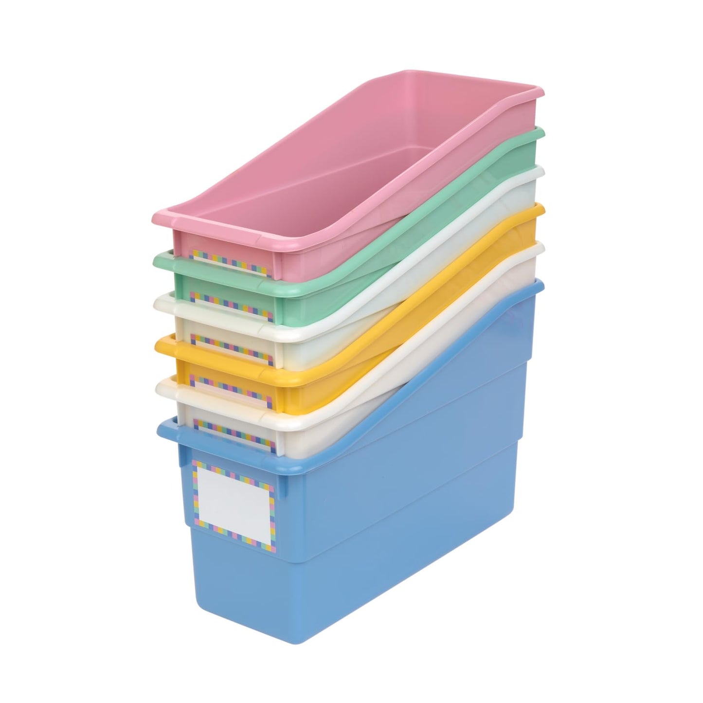 Really Good Stuff Durable Book and Binder Holders - 6 Pack - Bold Vibes
