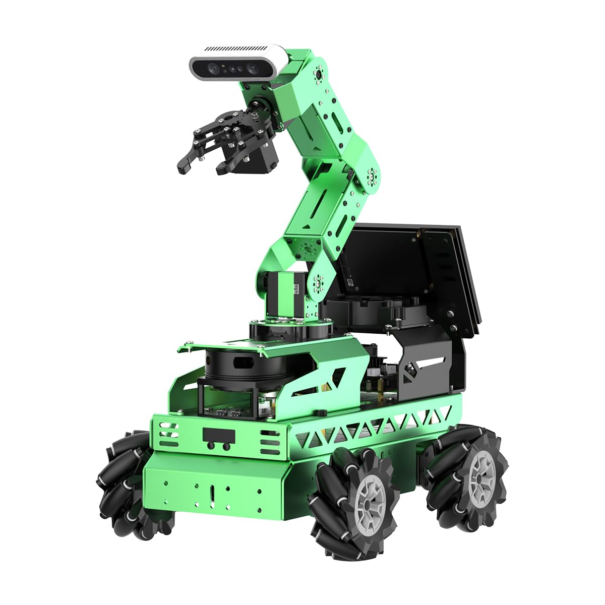 HIWONDER Robot Car with ChatGPT Large AI Model ROS2 ROS1 Education Lidar SLAM Mapping Navigation AI Vision 6DOF Robotic Arm Voice Control Smart Sorting, JetRover Developer Kit & Jetson Nano 4GB