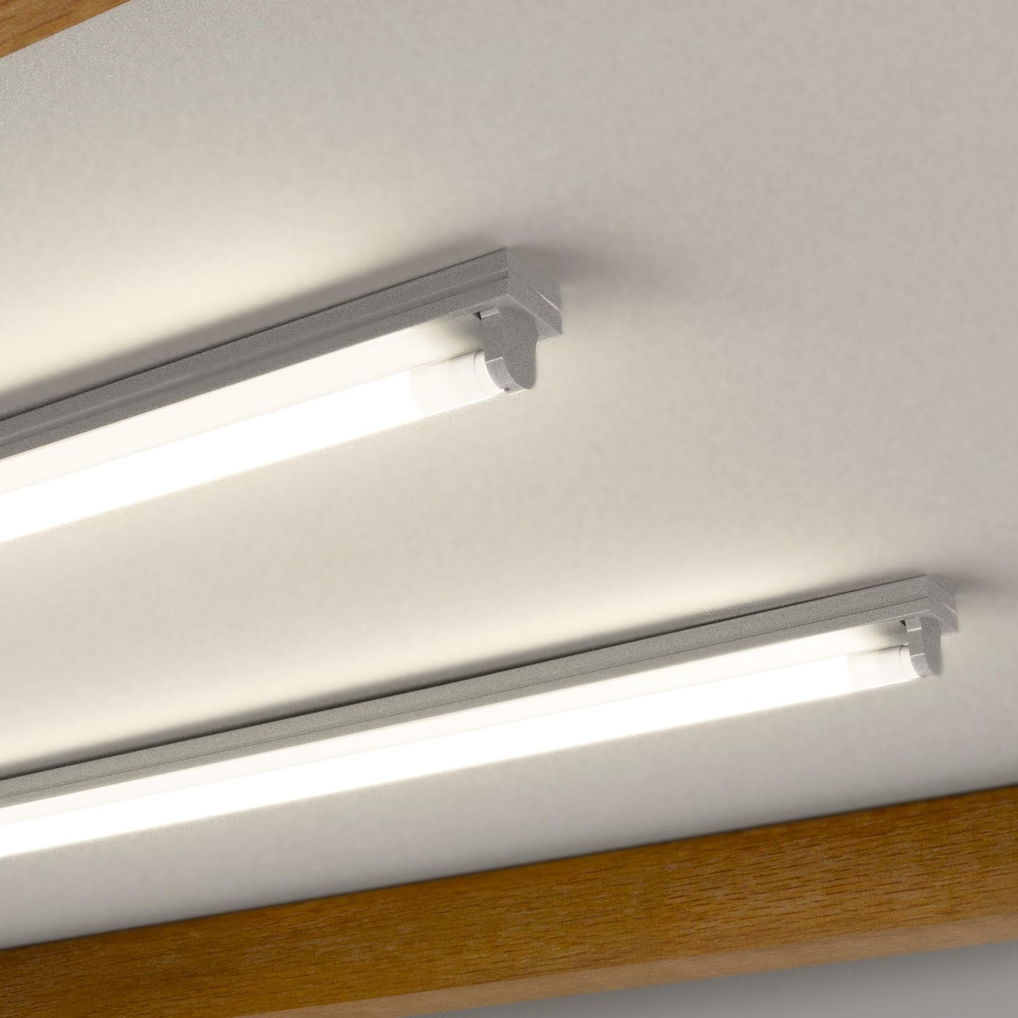 Barrina T8 LED Bulbs 4FT, 18W, 2300LM, 5000K, Plug & Play/Ballast Bypass, 25 Packs