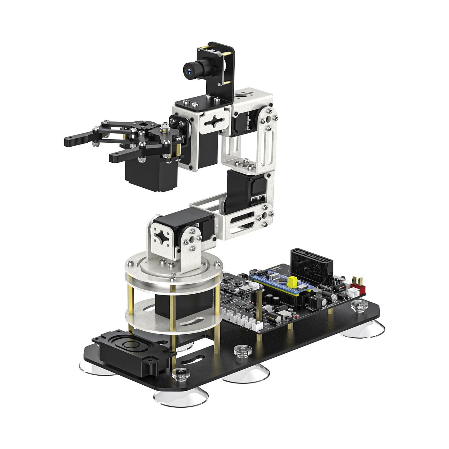 Yahboom ROS2 6DOF Robotic Arm Embodied Intelligence, 3D Spatial Recognition, Virtual Machine PC Control, AI Large Model Voice Module