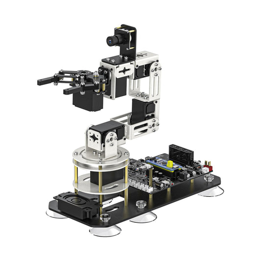 Yahboom ROS2 6DOF Robotic Arm Embodied Intelligence, 3D Spatial Recognition, Virtual Machine PC Control, AI Large Model Voice Module