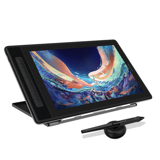 HUION Kamvas Pro 13 2.5K QHD+ Portable Drawing Tablet with Screen | 13.3 Inch, QLED Full Lamination, 99% Adobe RGB, Battery-Free PW517 Stylus for Professional Art & Design, Work with PC, Mac, Android