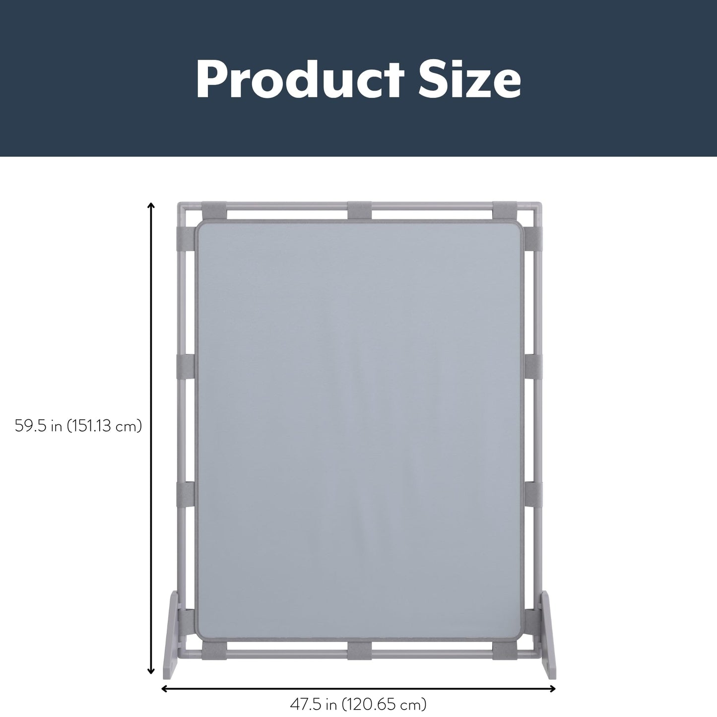 Children's Factory Big Screen PlayPanel - Set of 3, Kids Room Divider, Classroom Privacy Screen, Cantilever Feet Included, Elements