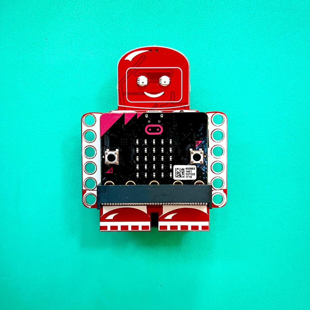 Lectrify Computer Science Activity Bundle, Intermediate-Advanced, Coding and Robotics Learning Kit with Bit:Explorer, Servos, Electronics and Building Parts for Cardboard Robot Construction